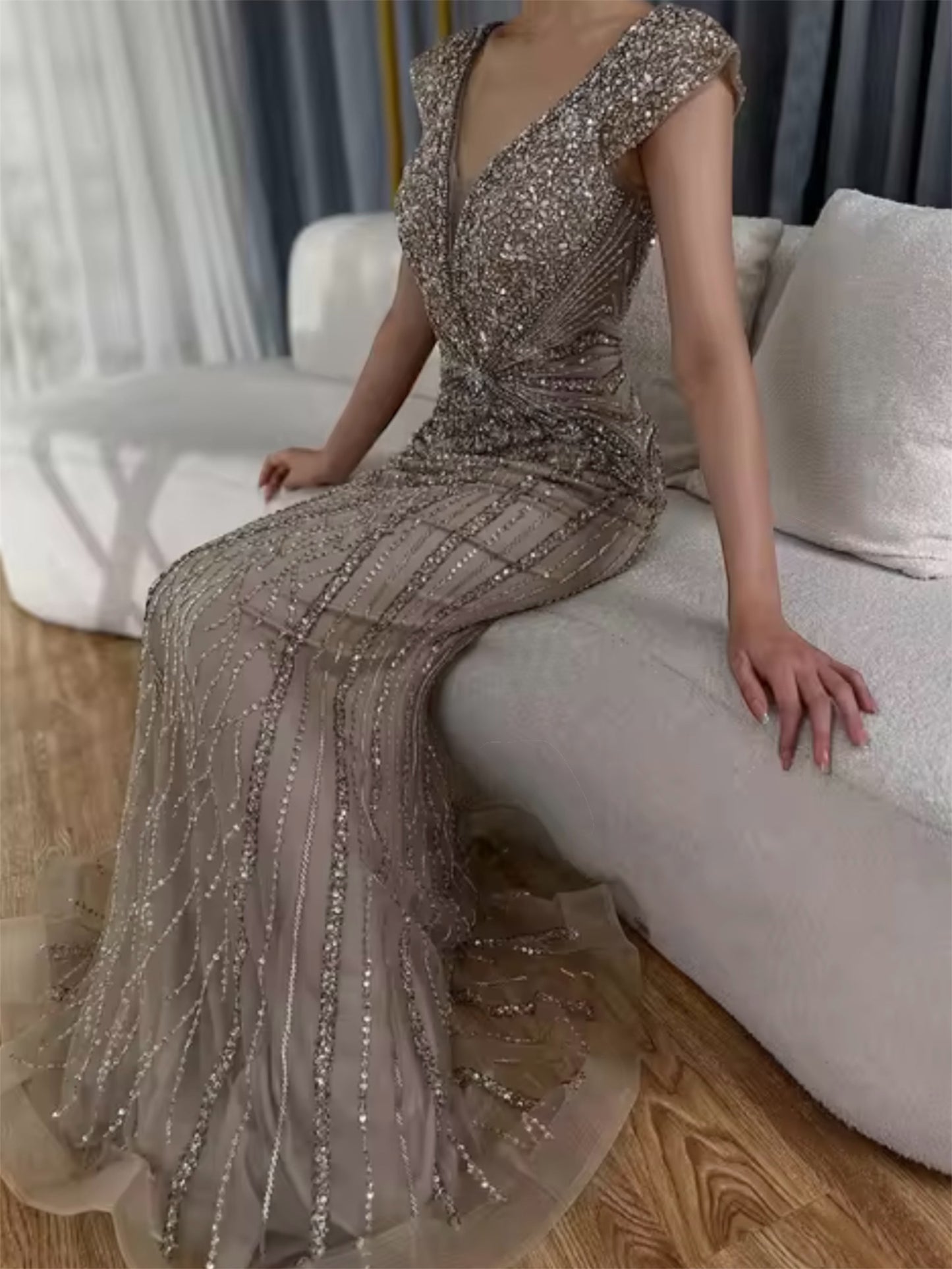 Bardot gown