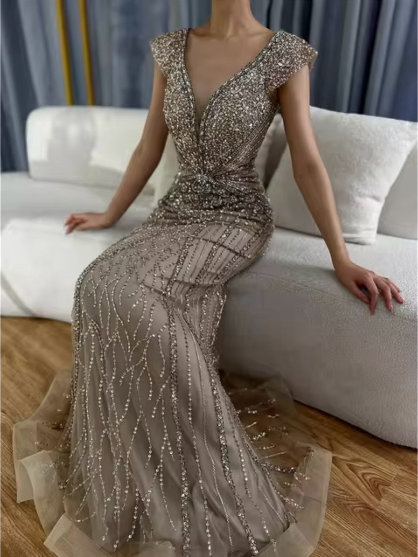 Bardot gown