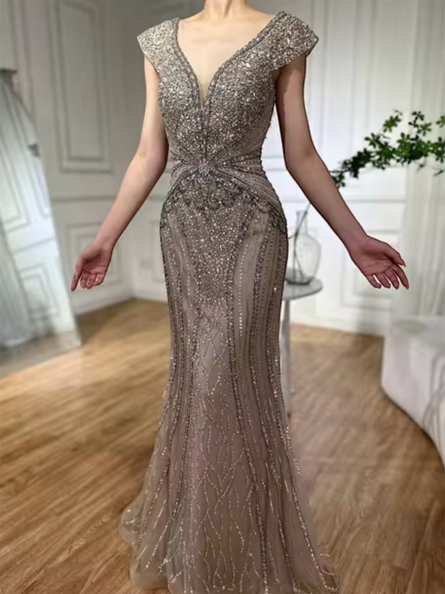 Bardot gown