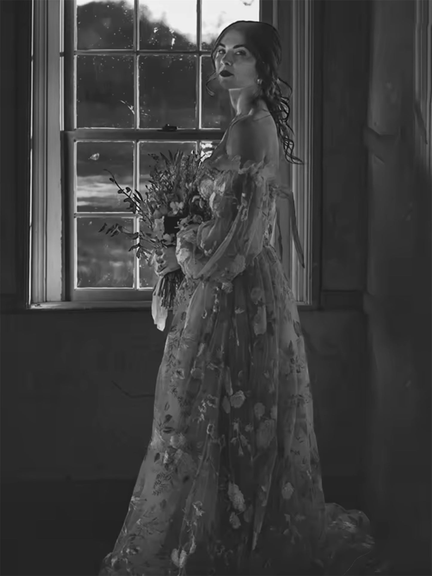 Wisteria gown